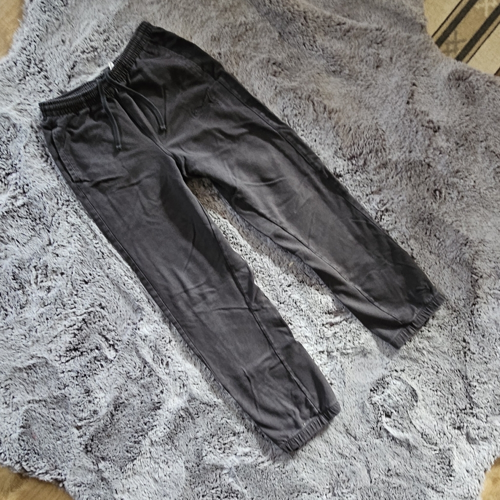 PUMA Black Washed Out Sweatpants sz S